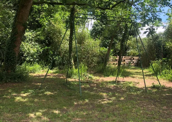 Maison Ancienne Dans Parc Boise Magescq